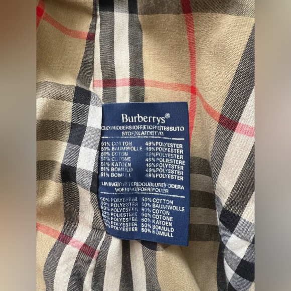 Vintage Burberry Long Kensington Heritage Trench Coat Wool Liner Men’s 42 Long - Picture 10 of 11